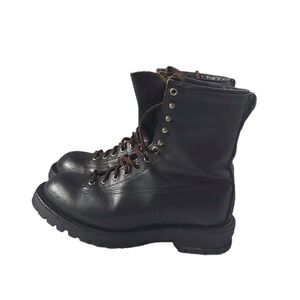 VIBRAM MEN' S‎ MILITARY  BLACK BOOTS SIZE 8